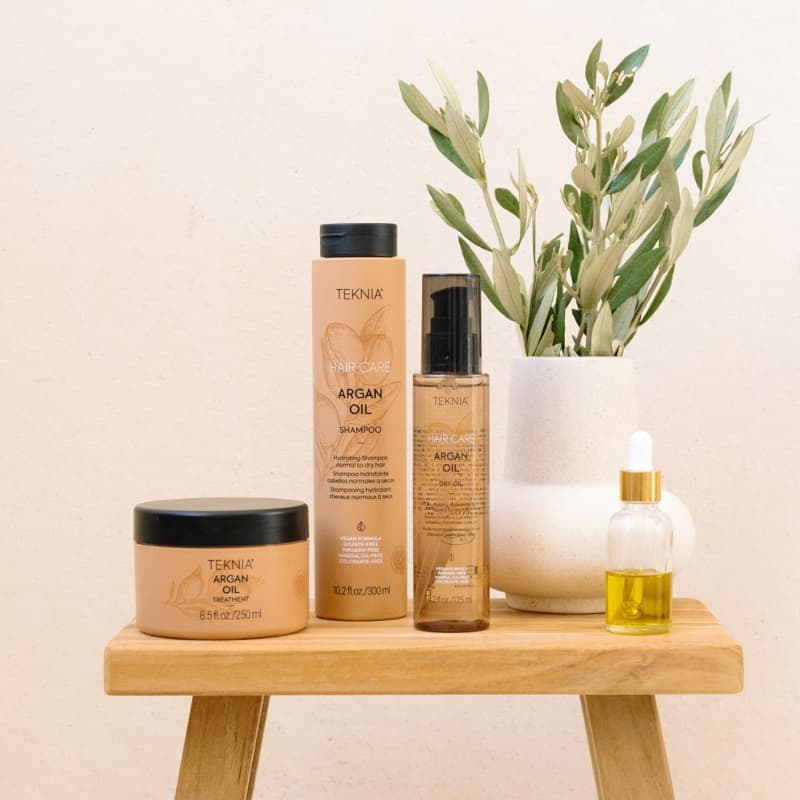 gama de productos de Teknia Argan Oil