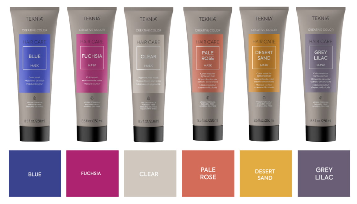 mascarillas de colores Teknia Color Refresh