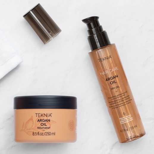 productos de la gama Teknia Argan Oil